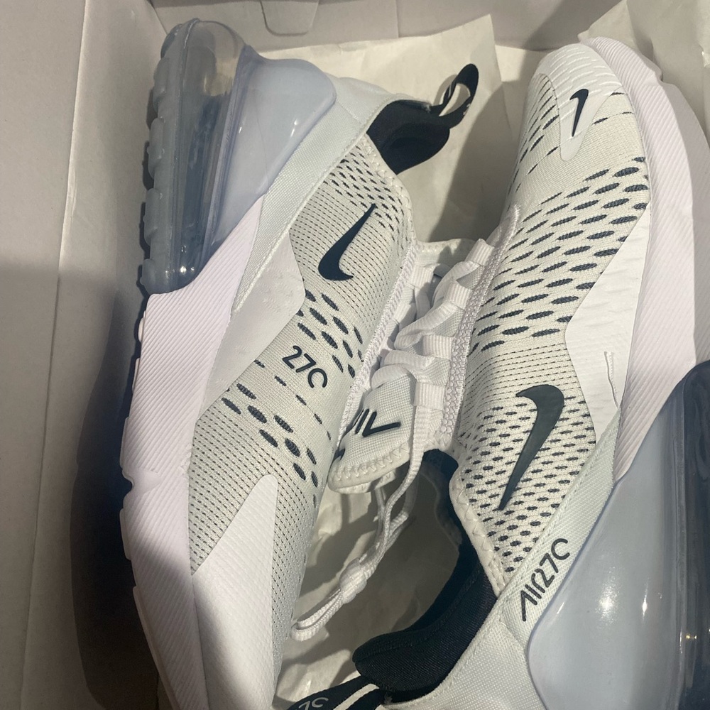 Nike Air Max 270 White with Black Accents